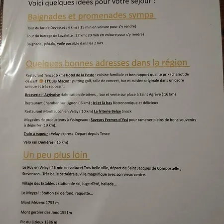 Le Chant Des Mesanges Avec 3 * Tence