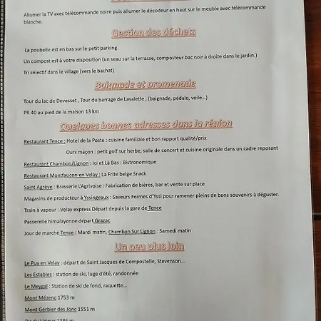 Vakantiehuis Le Chant Des Mesanges Avec 3